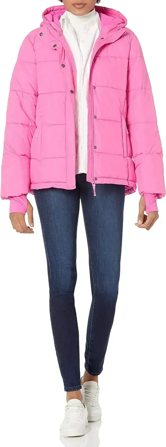 Women's Heavyweight Long-Sleeve Hooded Puffer Coat (Available in Plus Size)