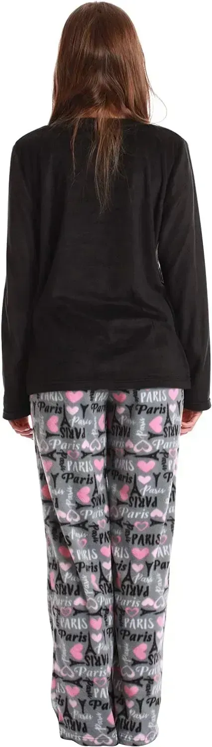 Women’s Pajama Pant Set - Nightgown with Matching Socks