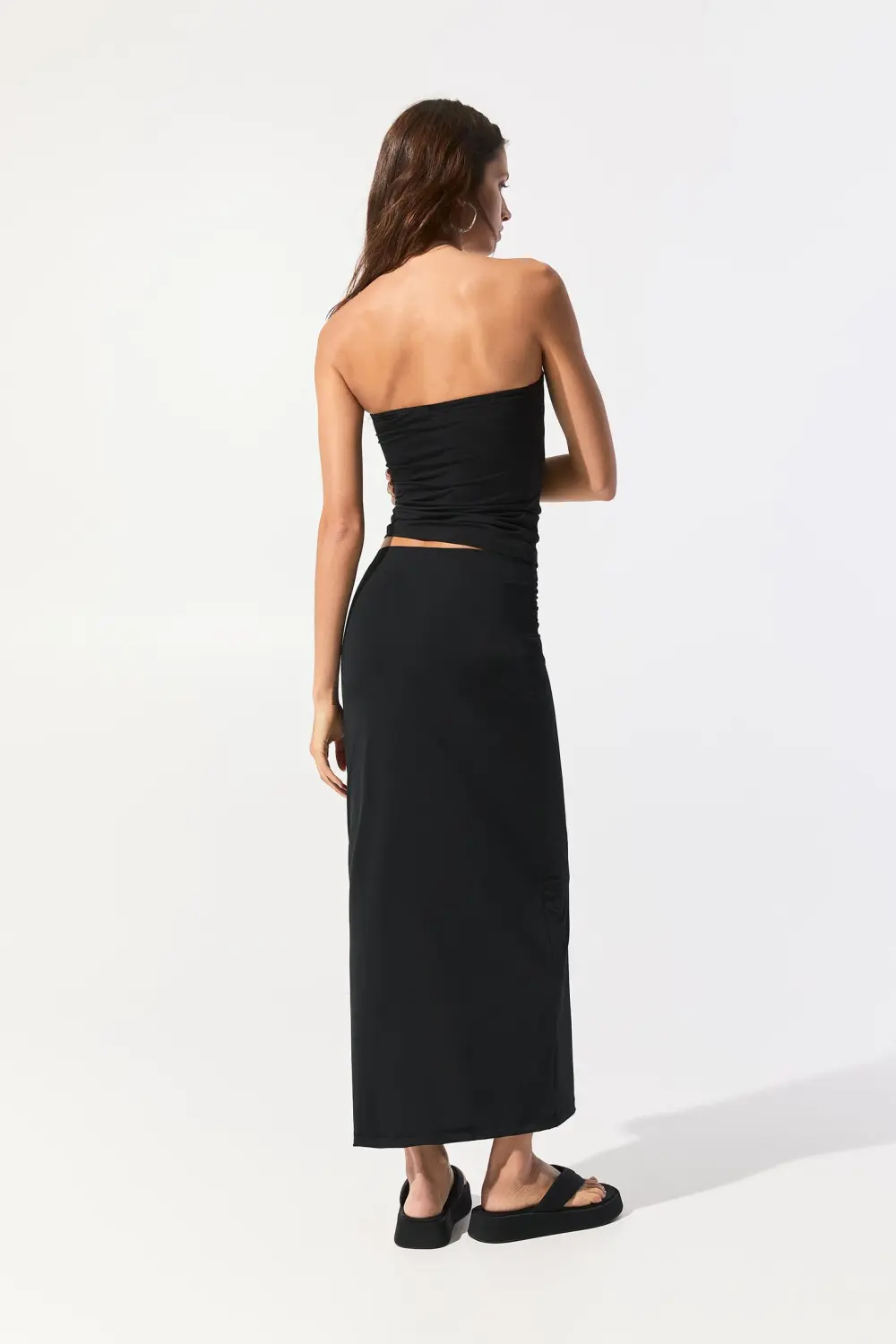 Strapless polyamide top