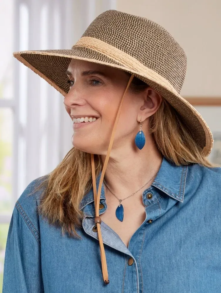 Women's Summer Breeze Woven Sun Hat