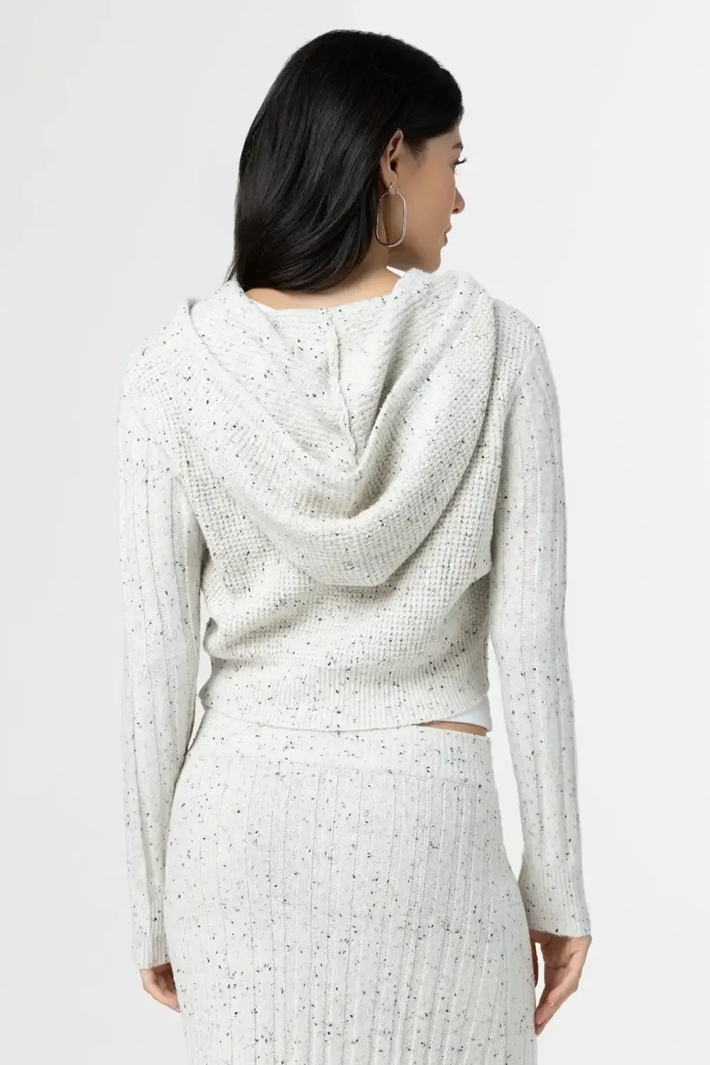Shea Crop Knit Hoodie