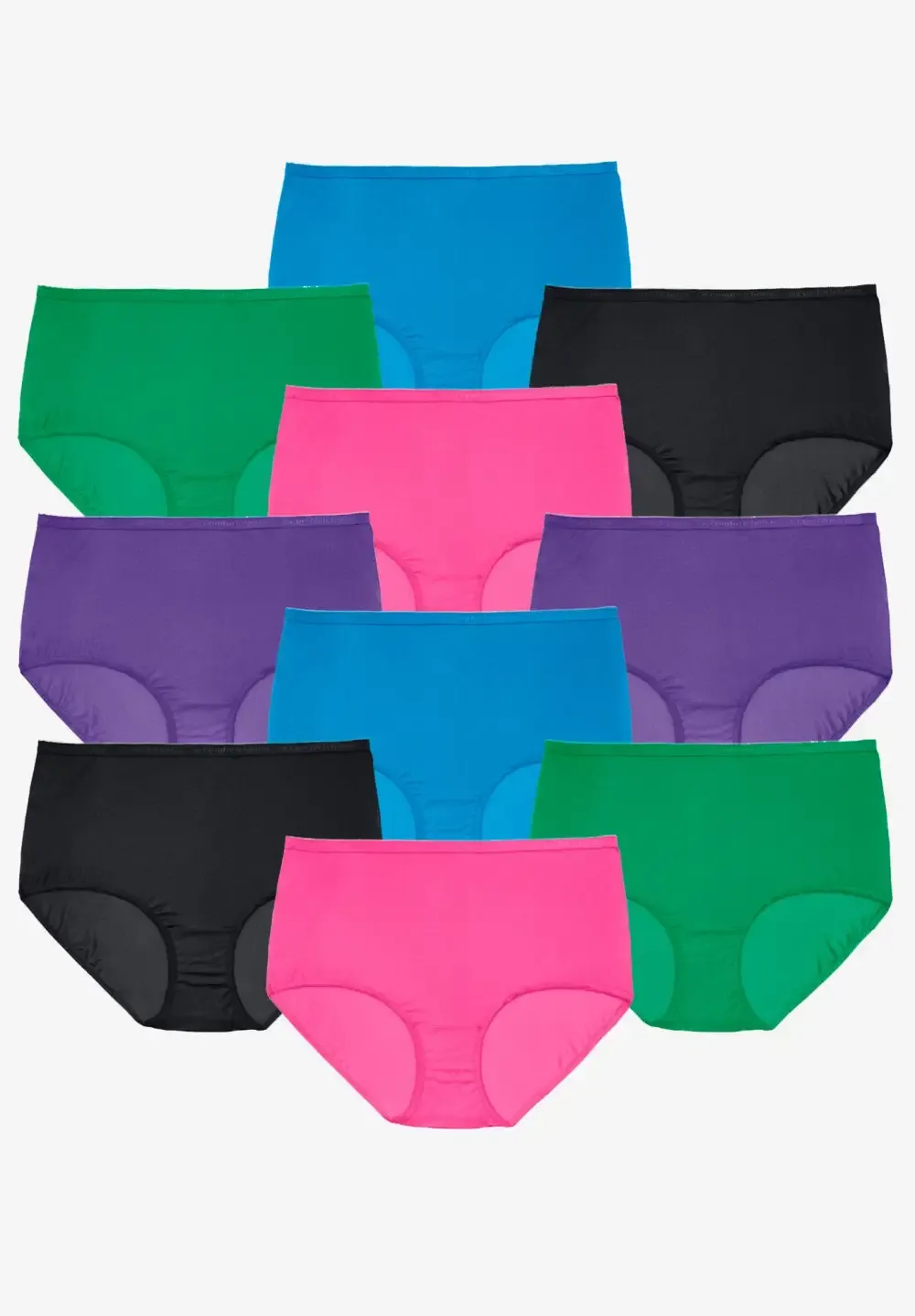 Full Coverage Cotton Brief 10-Pack