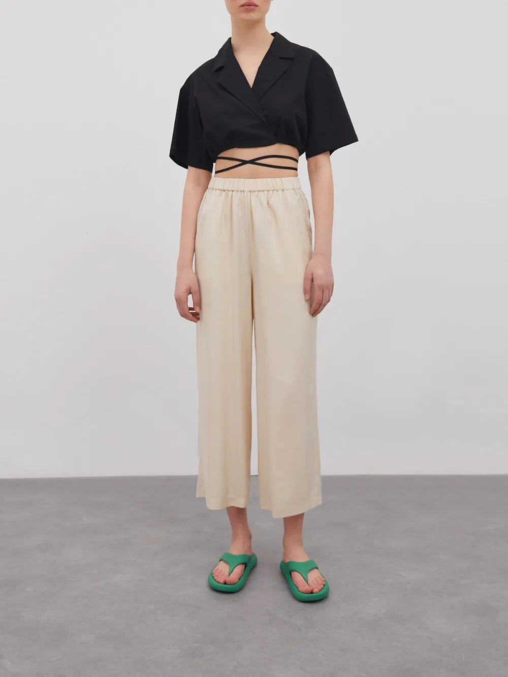 Casual Style Wide Leg Pants