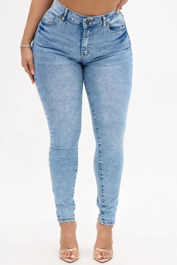 Yes To Heaven Stretch Skinny - Light Wash