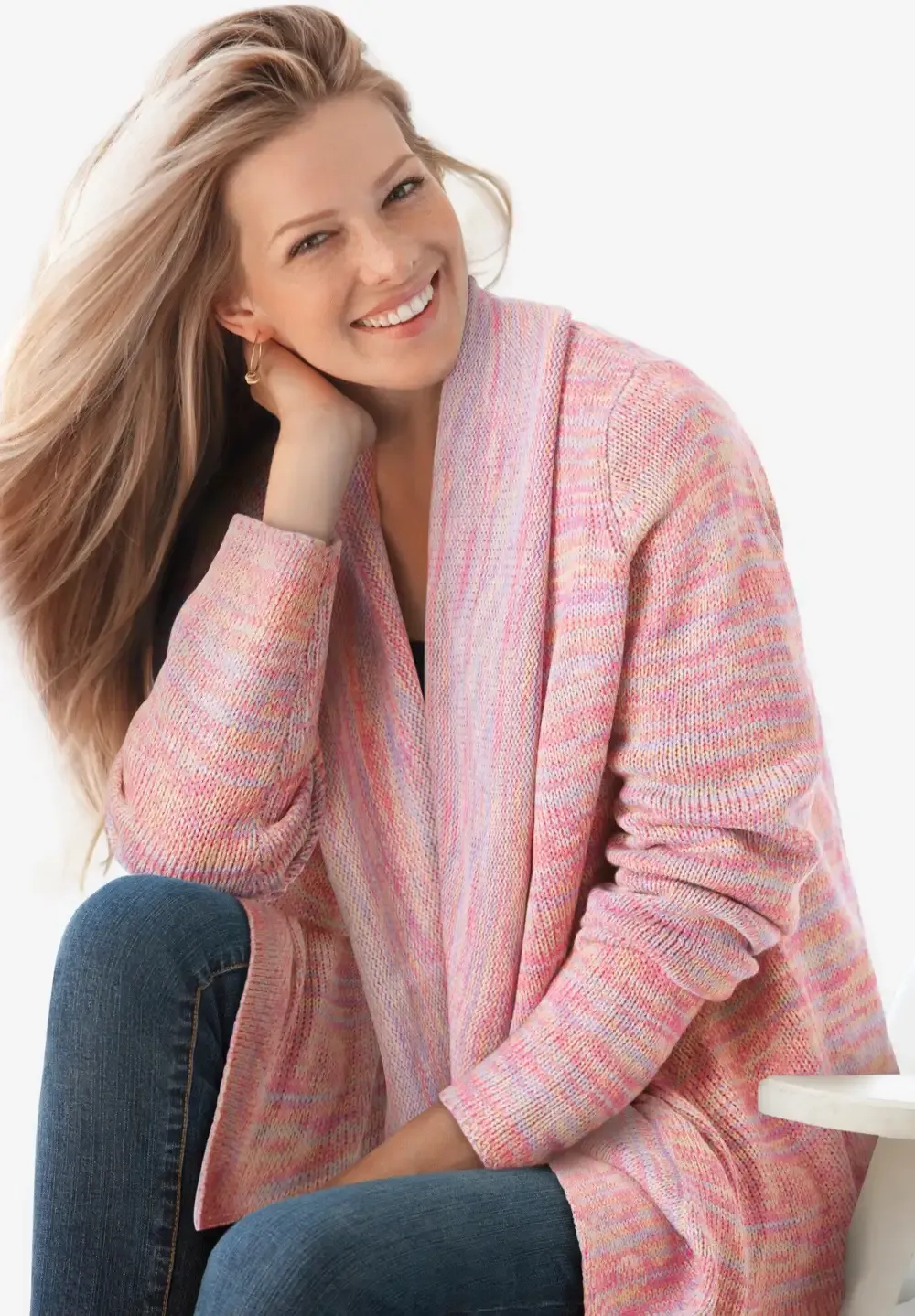 Multi Marled Cardigan
