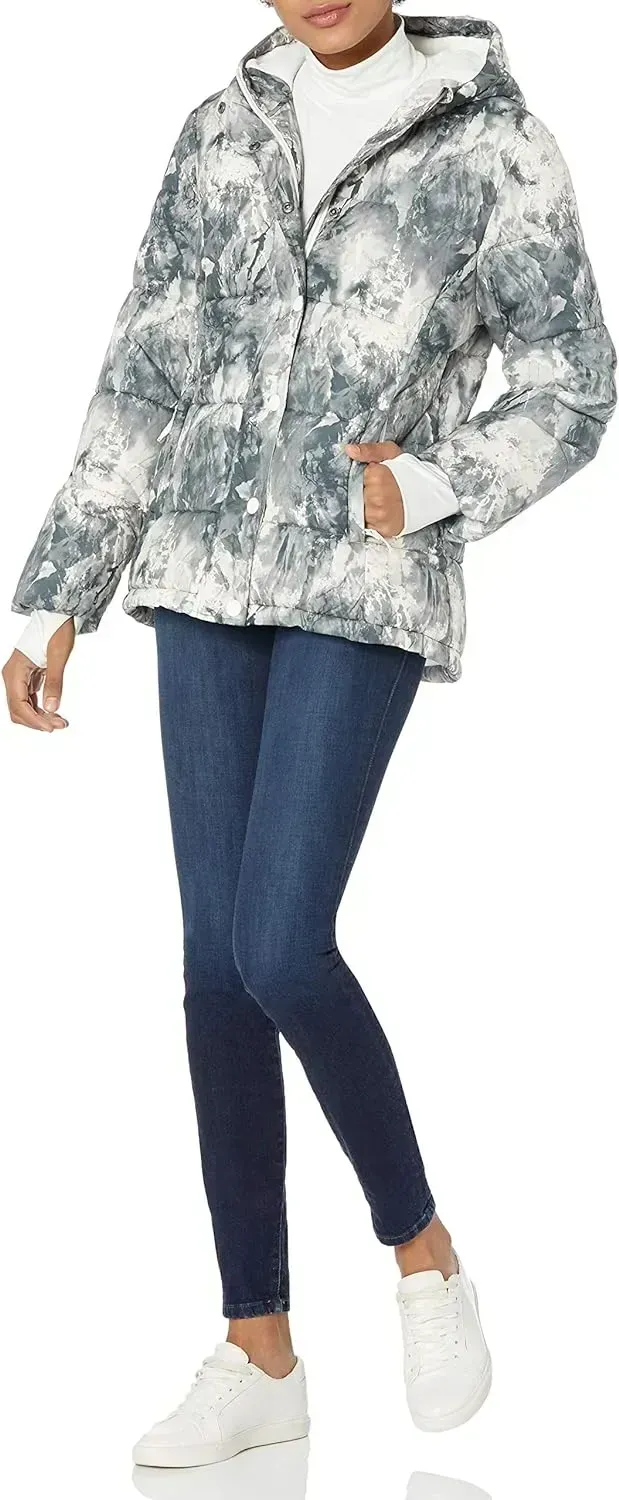 Women's Heavyweight Long-Sleeve Hooded Puffer Coat (Available in Plus Size)
