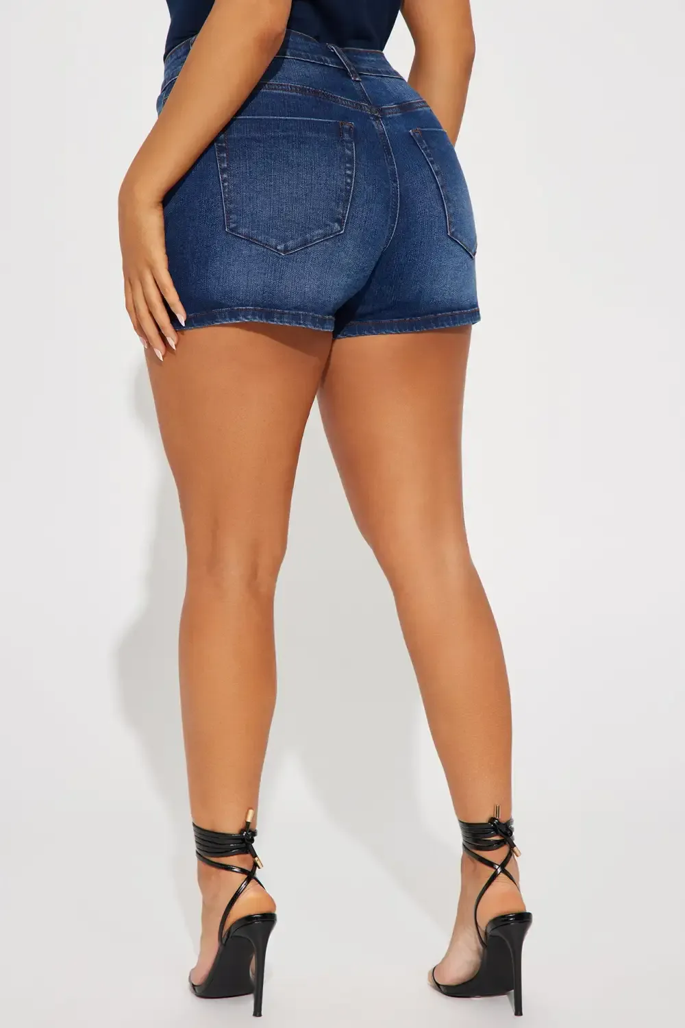 Everyday Favorite Stretch Denim Shorts - Dark Wash