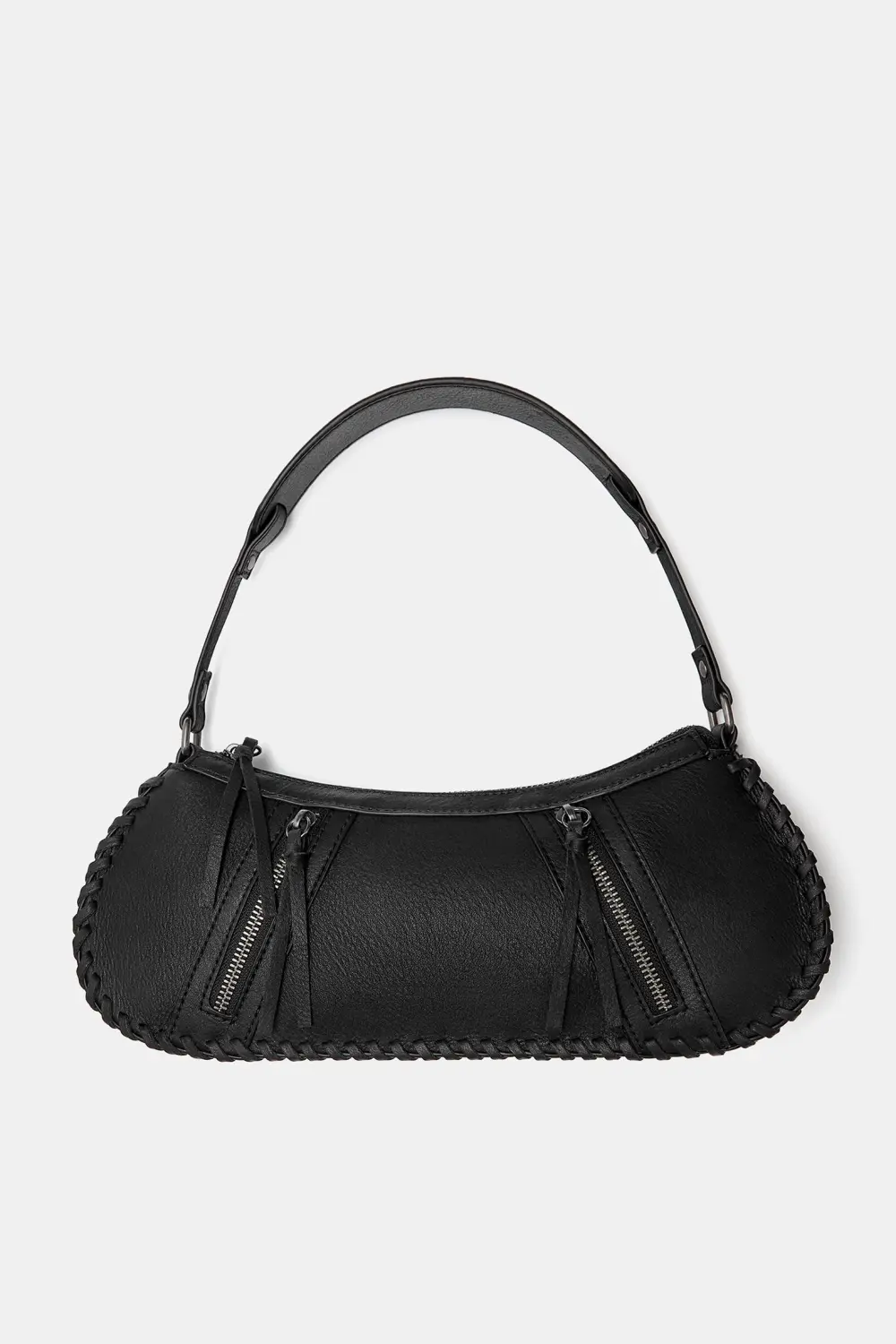 Bolso de hombro cremalleras