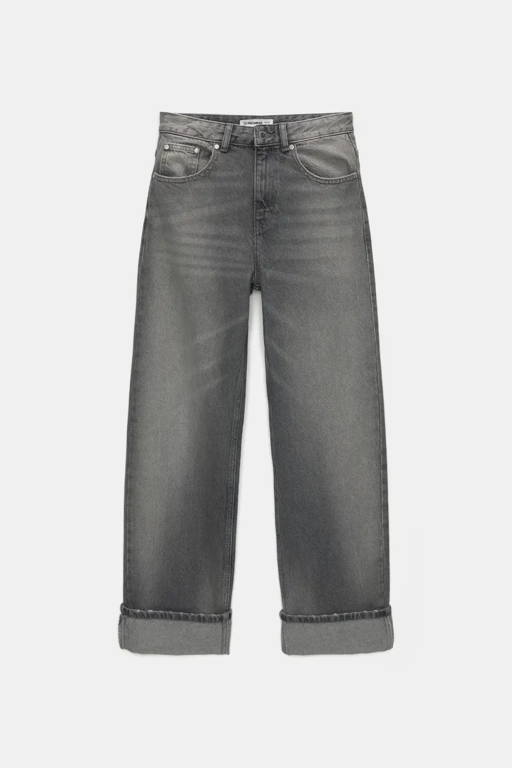 Jeans baggy vuelta bajo