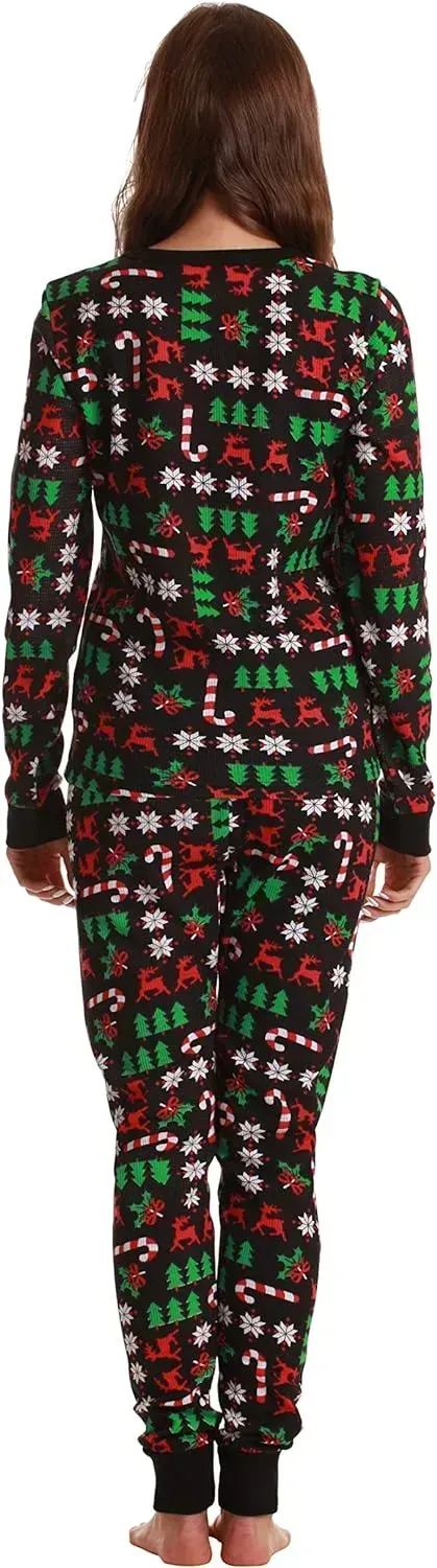 Women's Thermal Underwear Pajamas Set