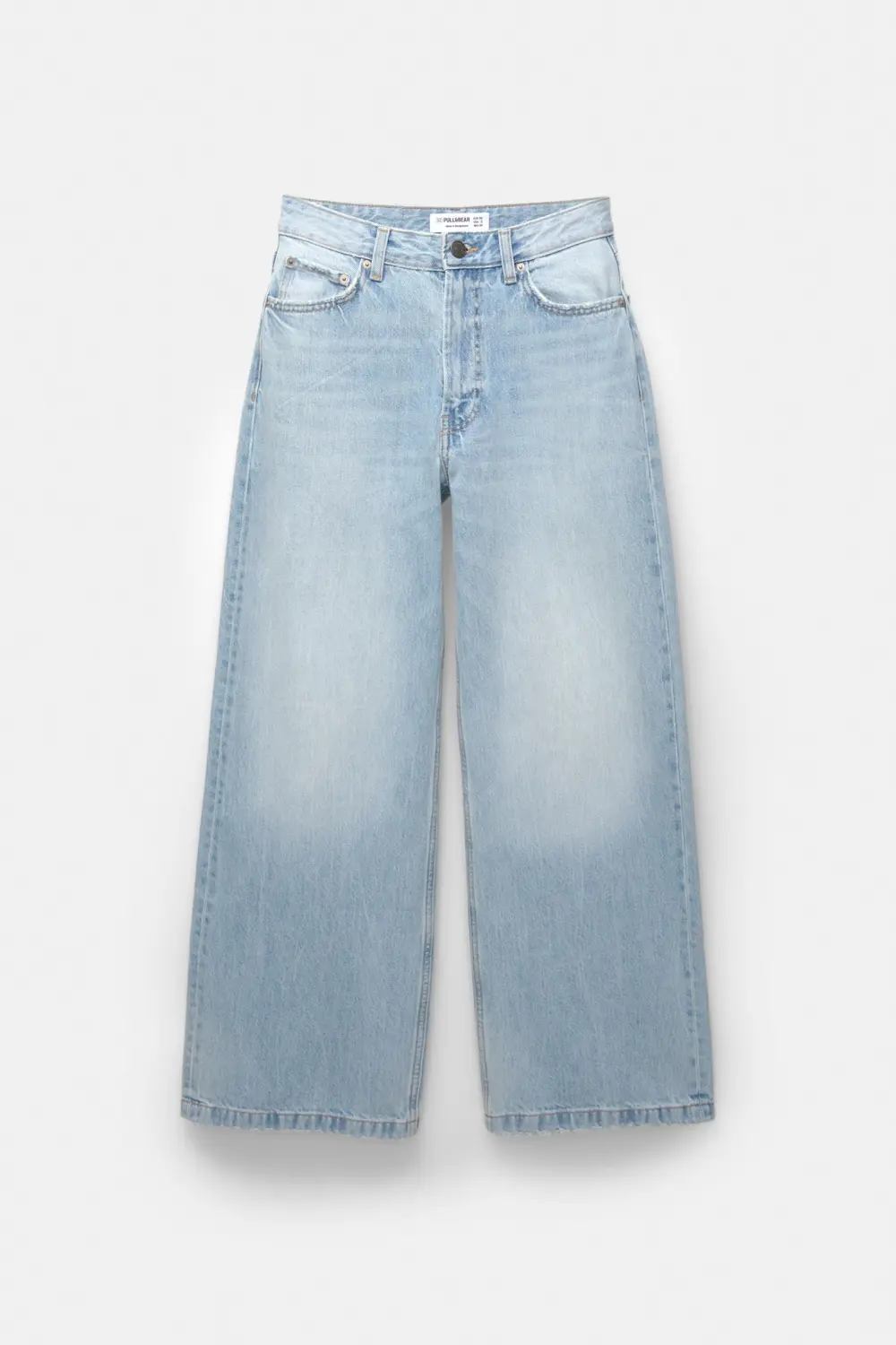 Jeans baggy tiro medio
