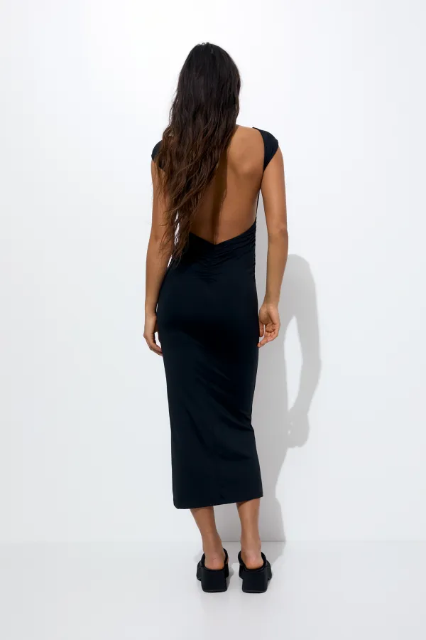 Vestido largo espalda descubierta