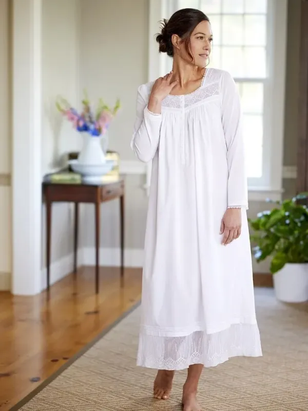 Eileen West Gatsby Lace Nightgown