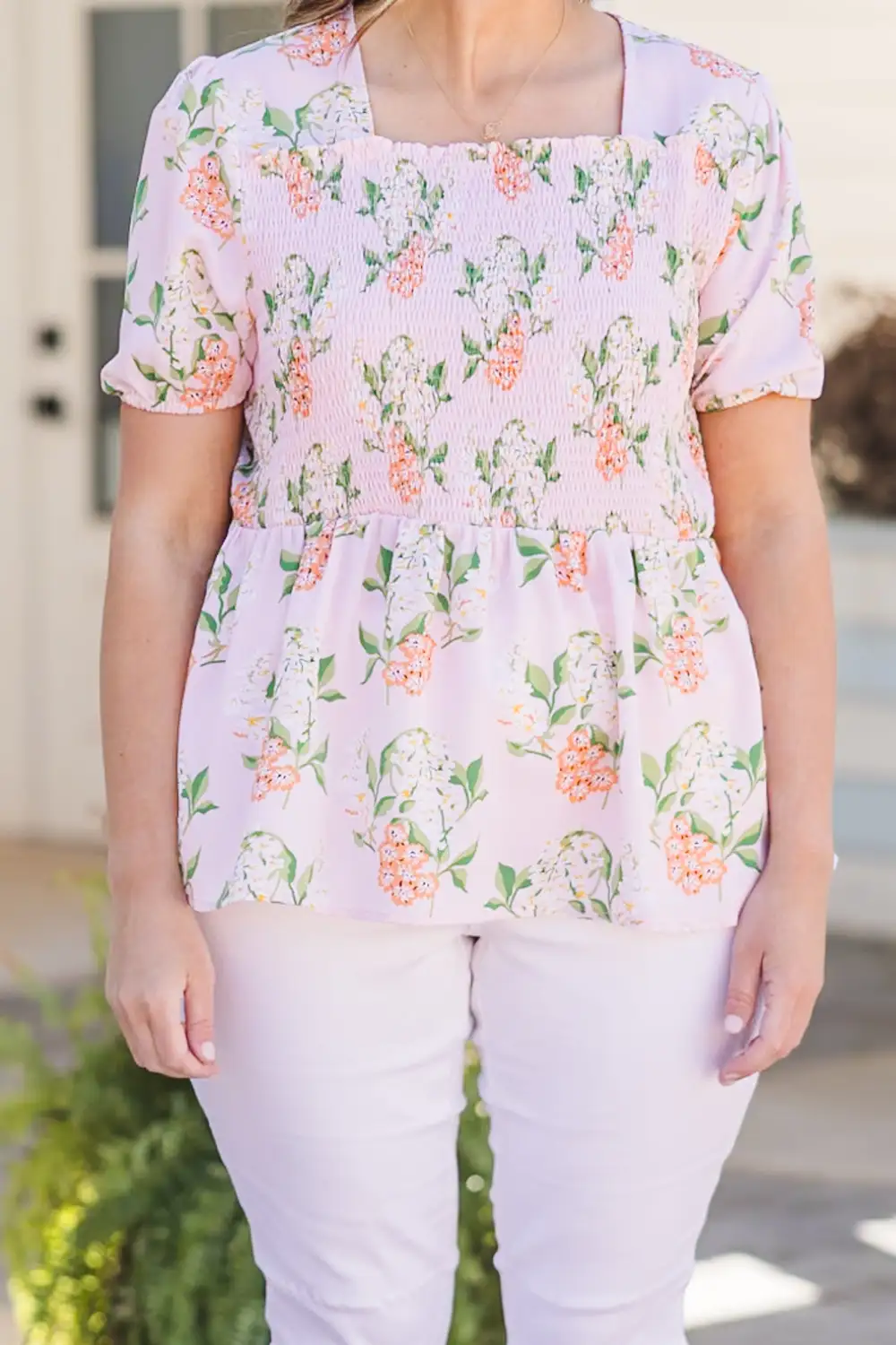 Flowers For Days Top, Pink