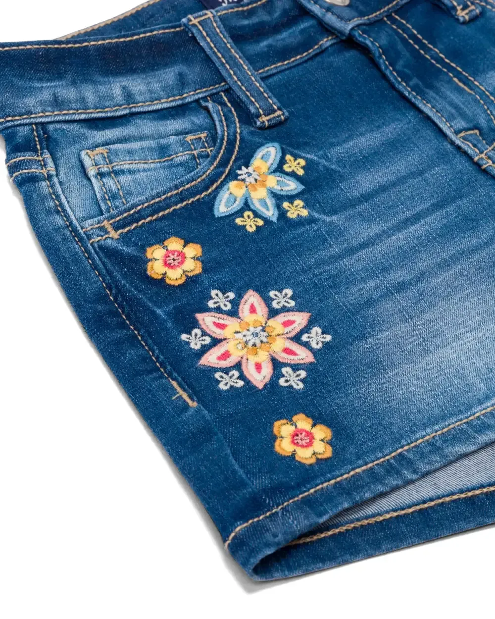 Girls Falling Flowers Shorts