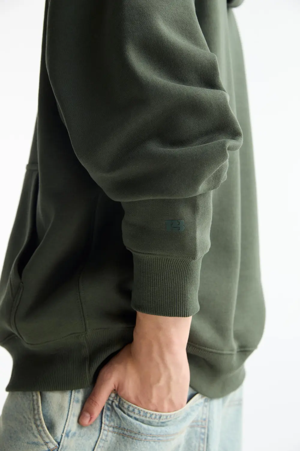 Sudadera básica capucha
