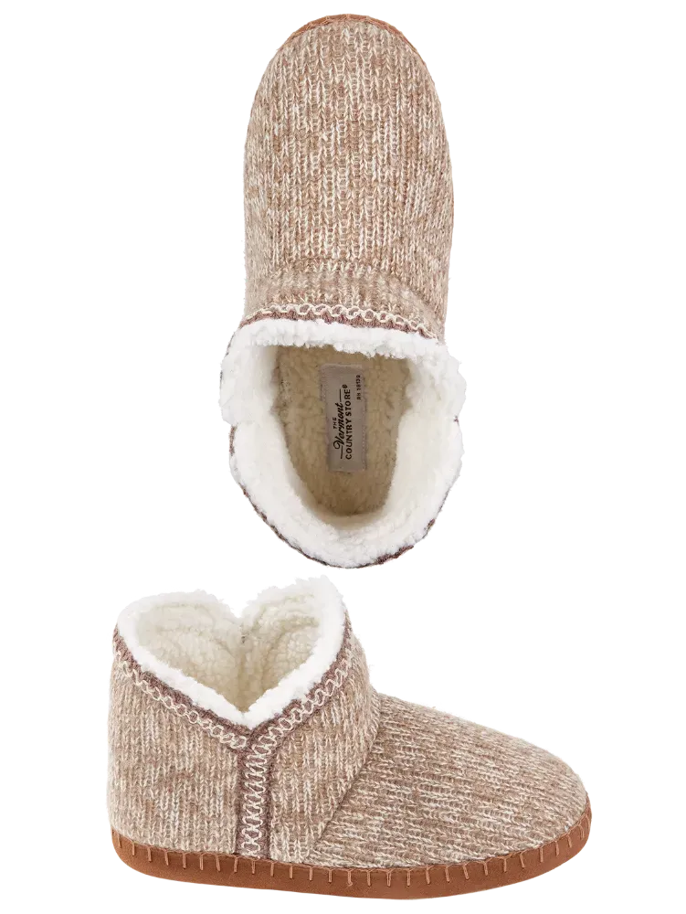 Women's Cozy Sweater-Knit Booties