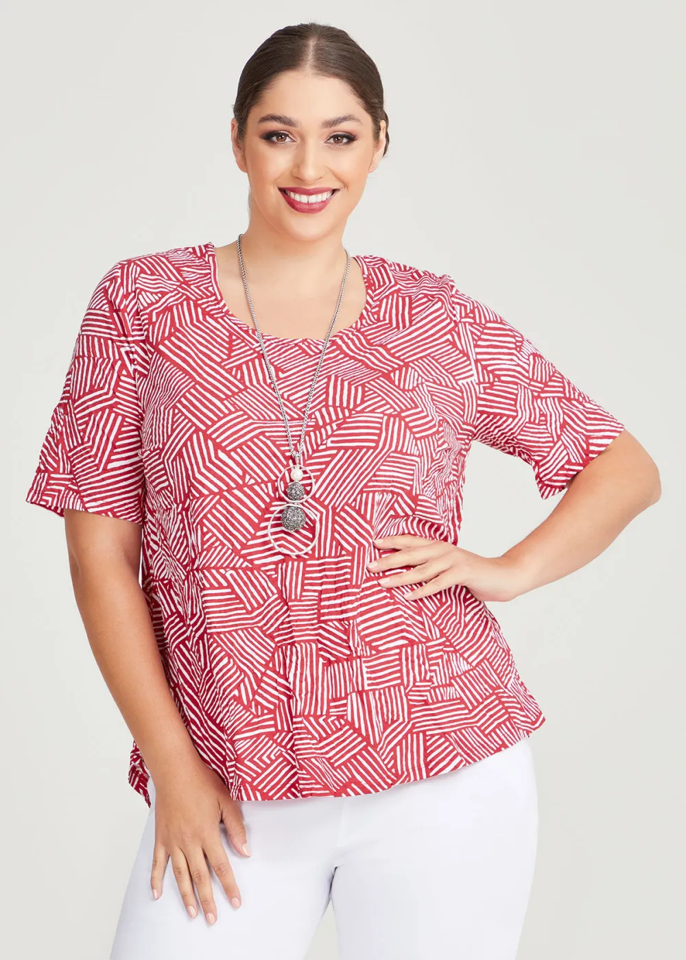 Bamboo Adele Abstract Top