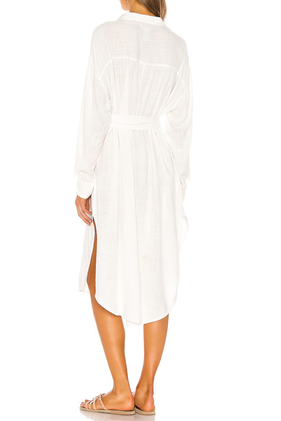 Geometric Pattern Wrap Style Asymmetric Dress
