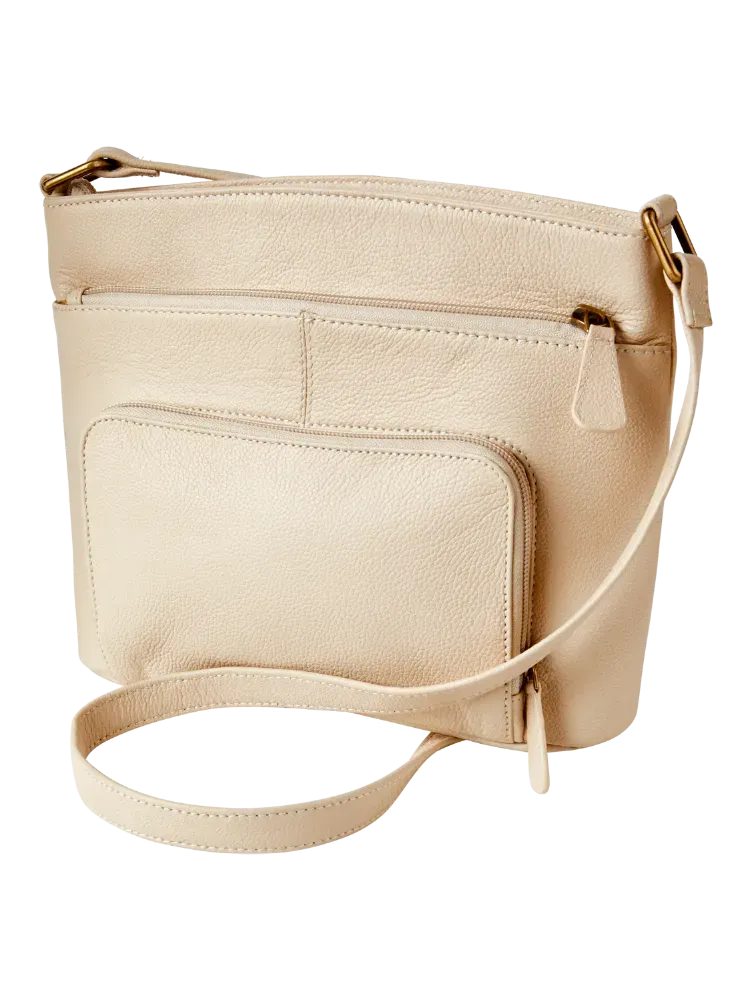 Ella Simone Leather Crossbody Bag