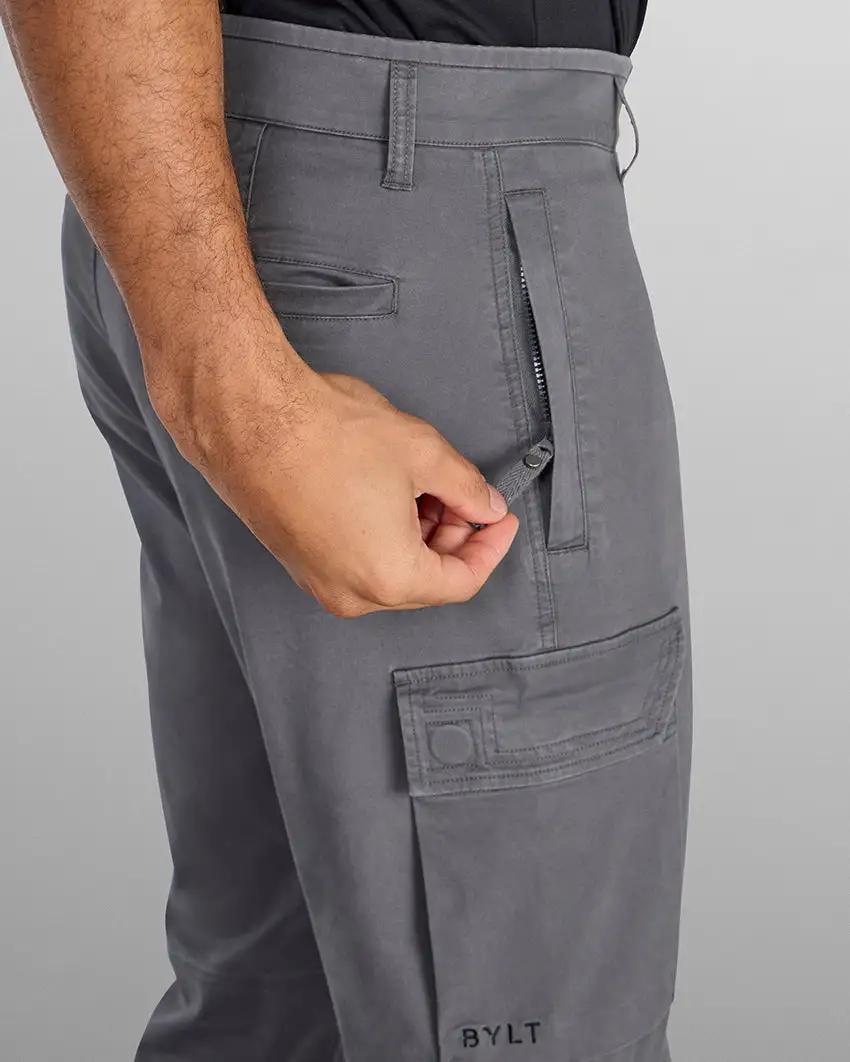 Stretch Cotton Cargo Pant
