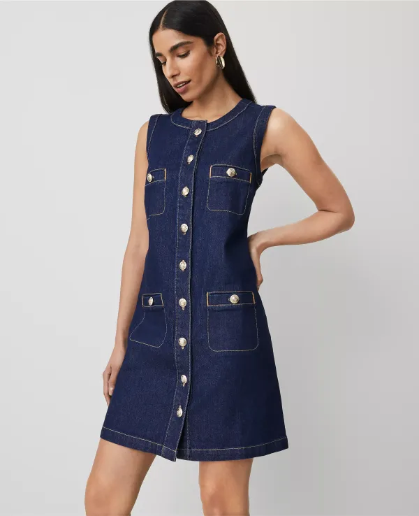 Denim Sheath Dress