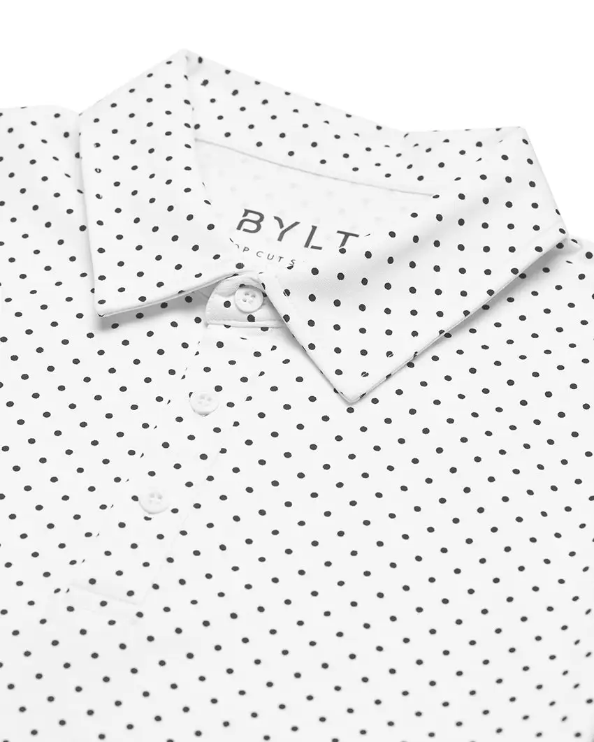 Drop-Cut: Lux Dotted Polo