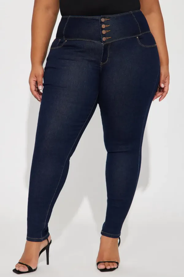 Shut It Down II Skinny Jeans - Dark Wash