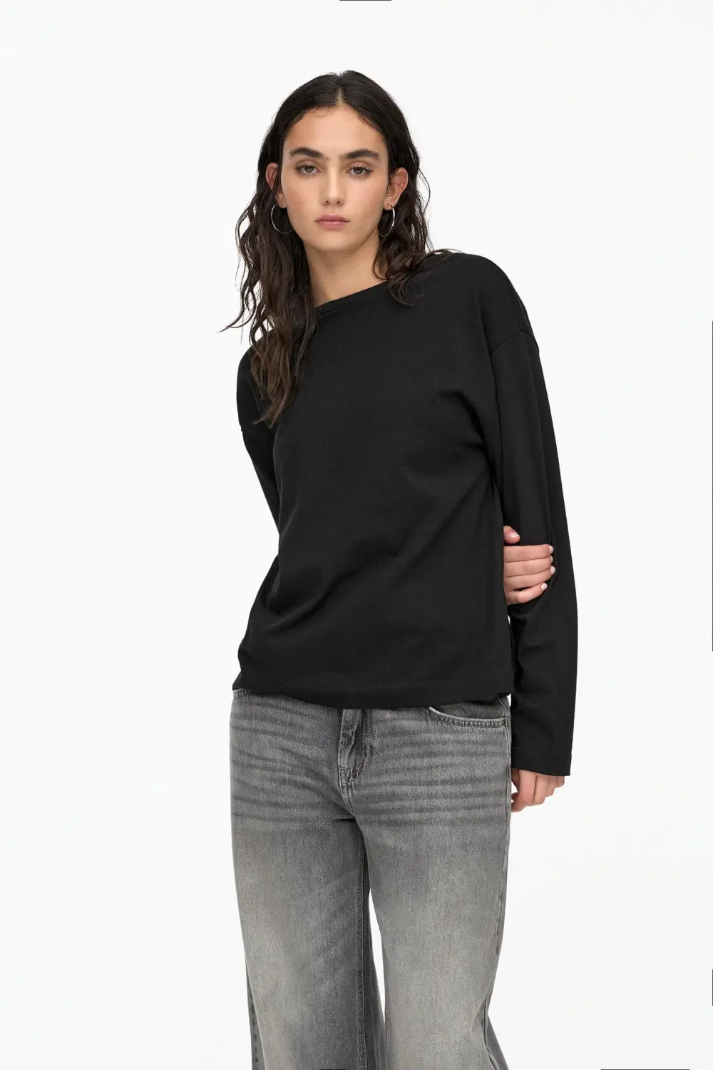 Camiseta manga larga oversize