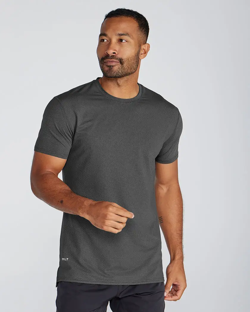 Pulse Short Sleeve Split Hem