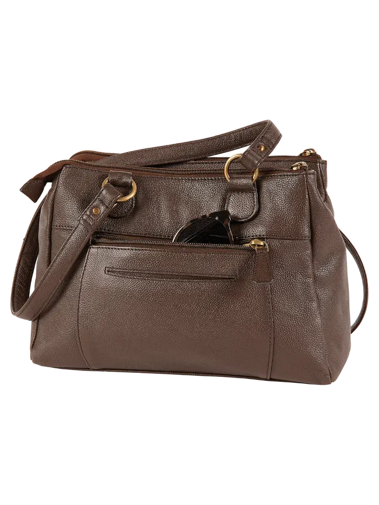 Ella Simone Rockingham Leather Organizer Bag