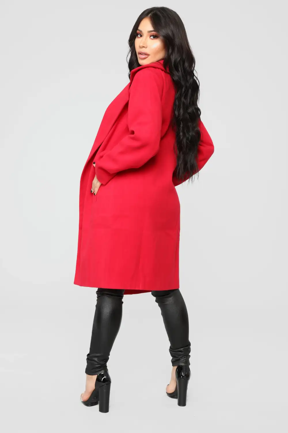 Upper East Side Coat - Red