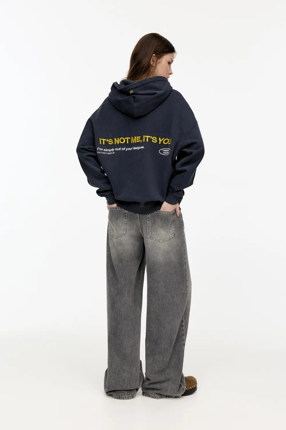 Sudadera capucha boxy