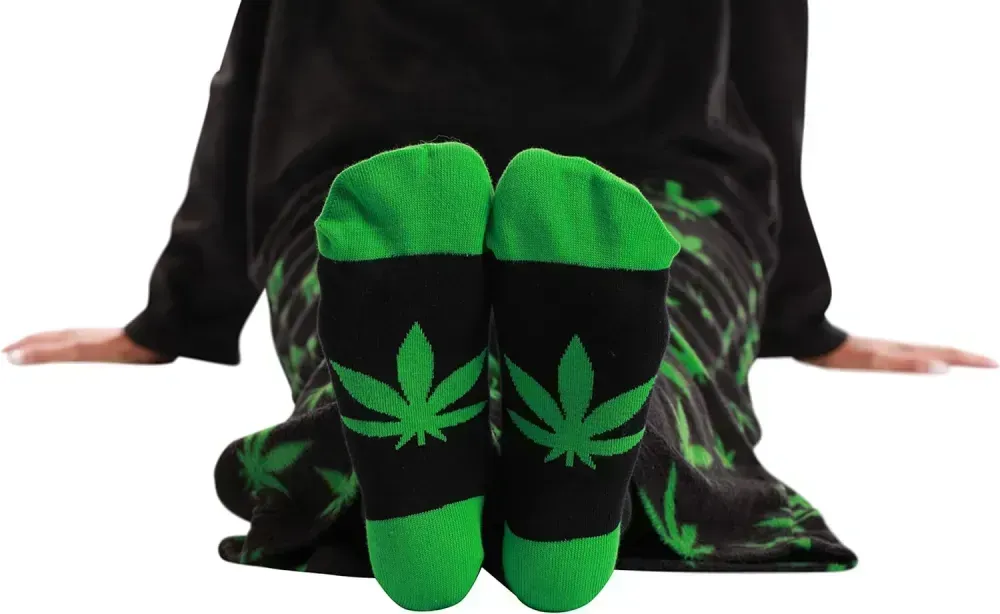 Women’s Pajama Pant Set - Nightgown with Matching Socks