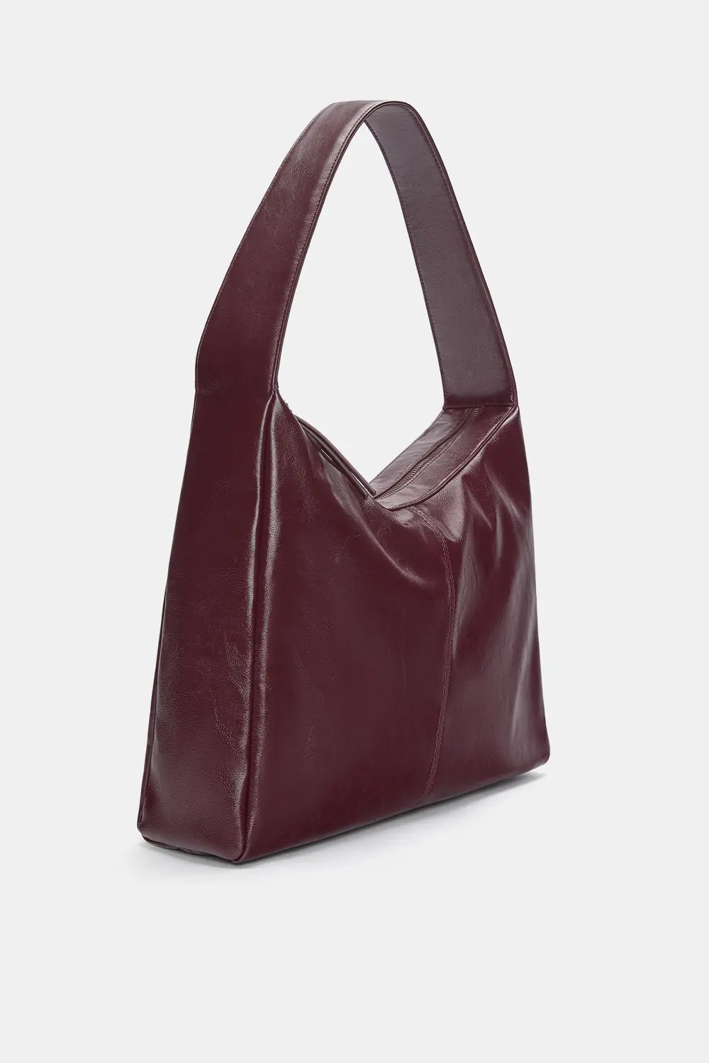 Bolso shopper efecto piel