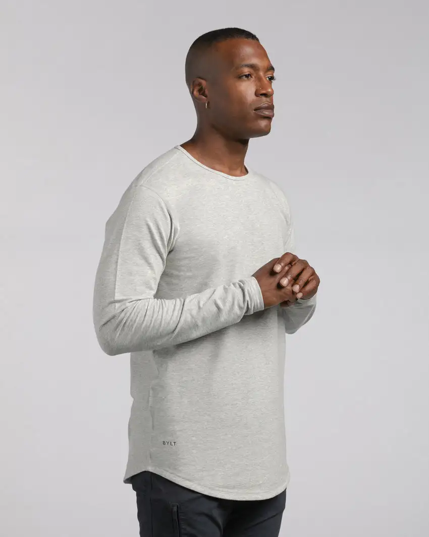 Drop-Cut Long Sleeve: Lux