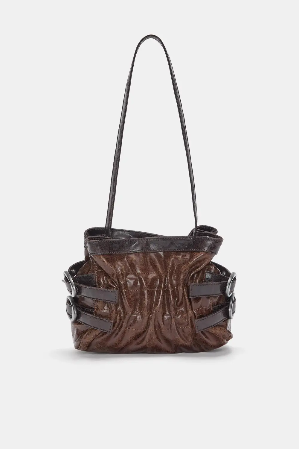 Bolso de hombro fruncido