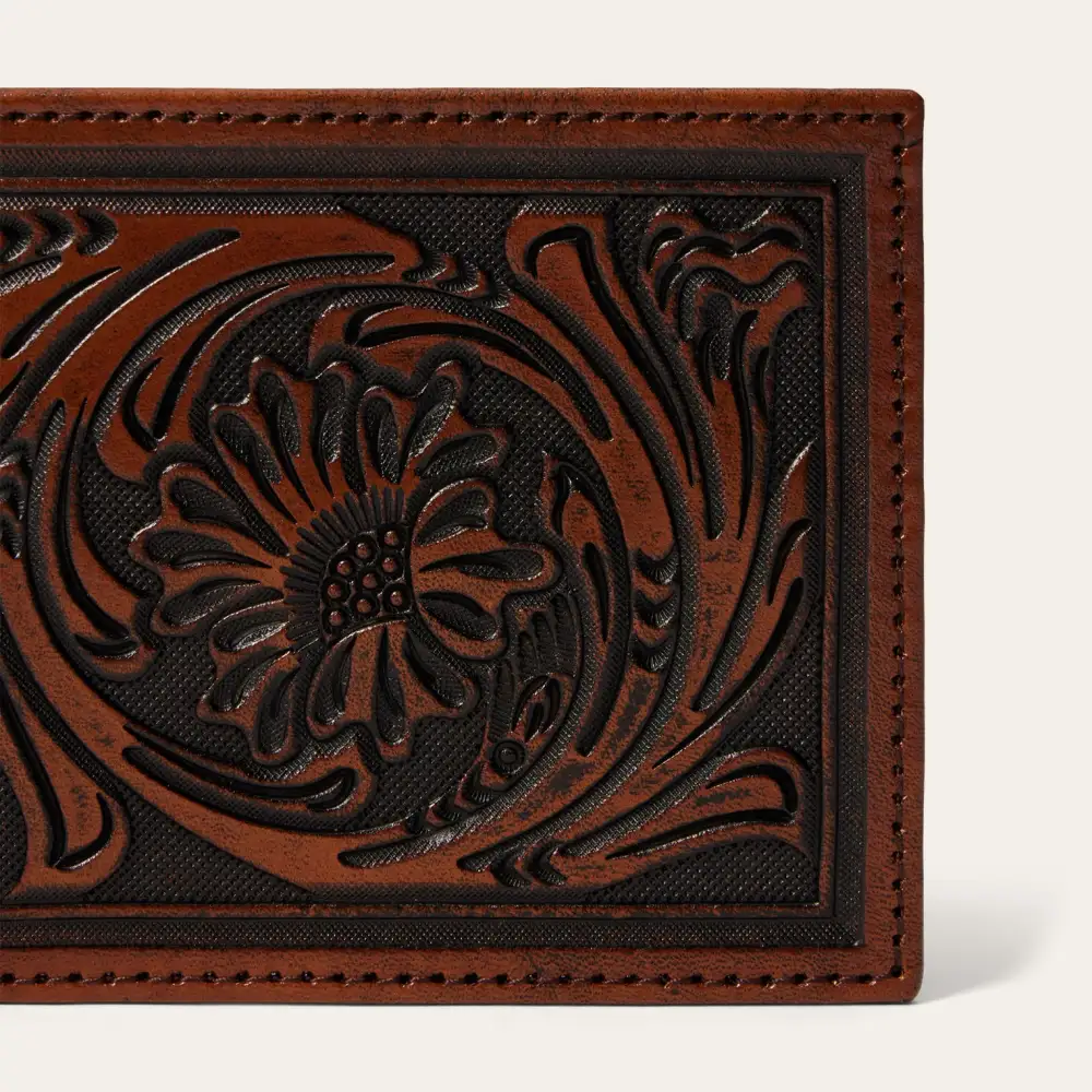 Tooled Bi-Fold Wallet