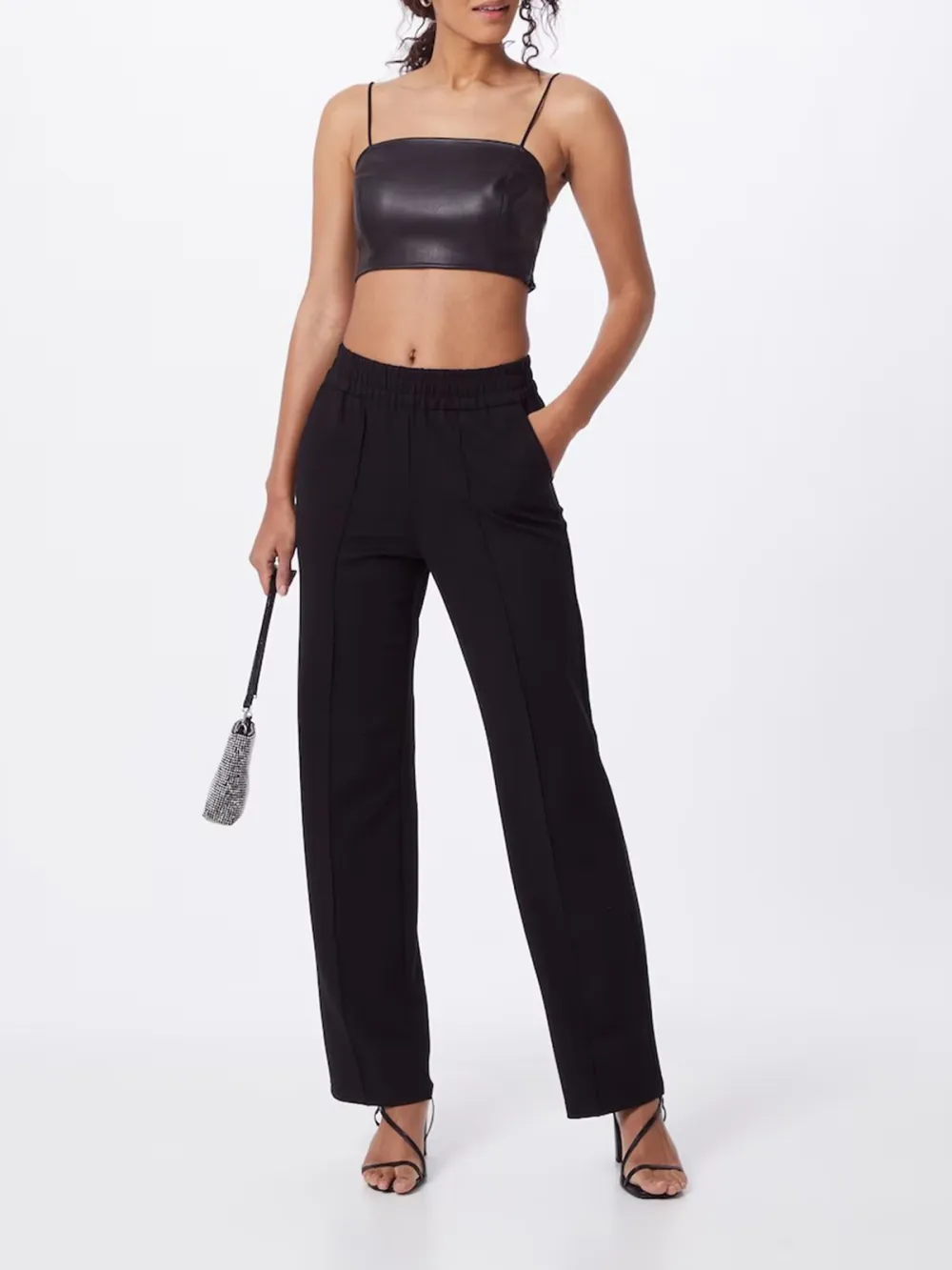 Plain Colored Casual Style Pants