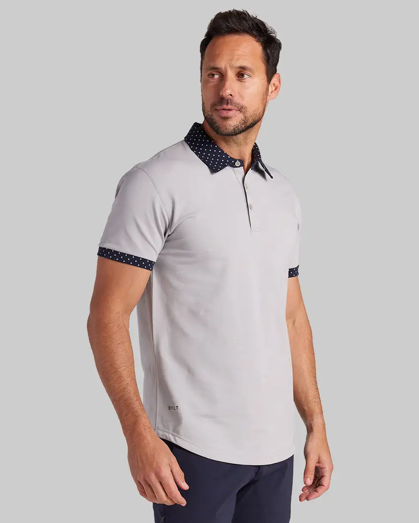 Drop-Cut: Lux Dotted Polo