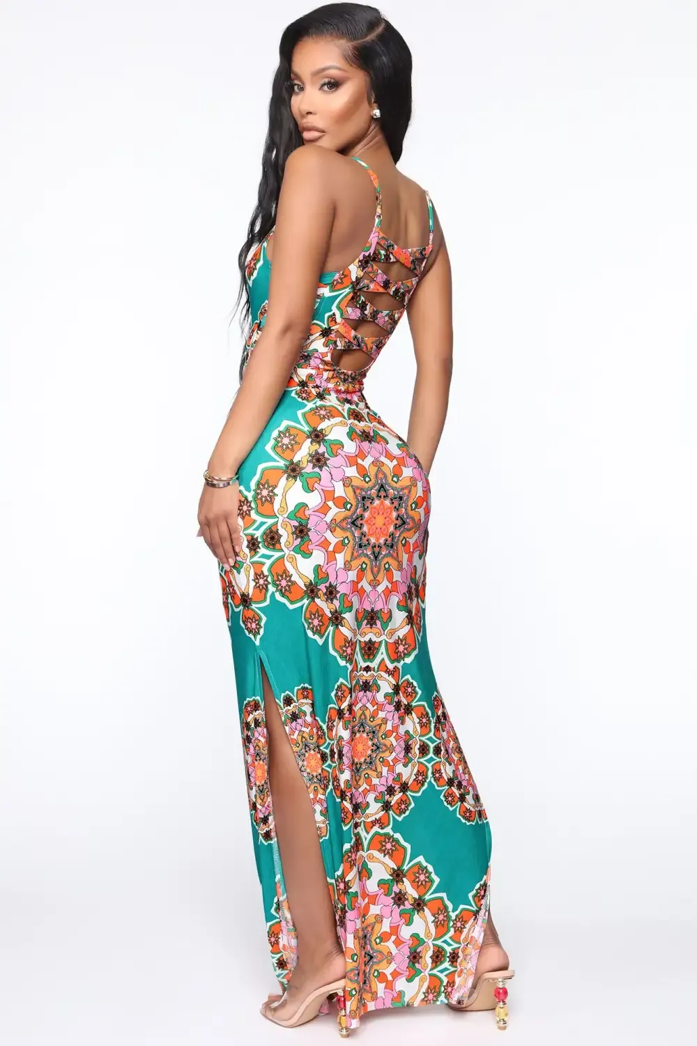 Kaleidoscope Days Dress - Jade