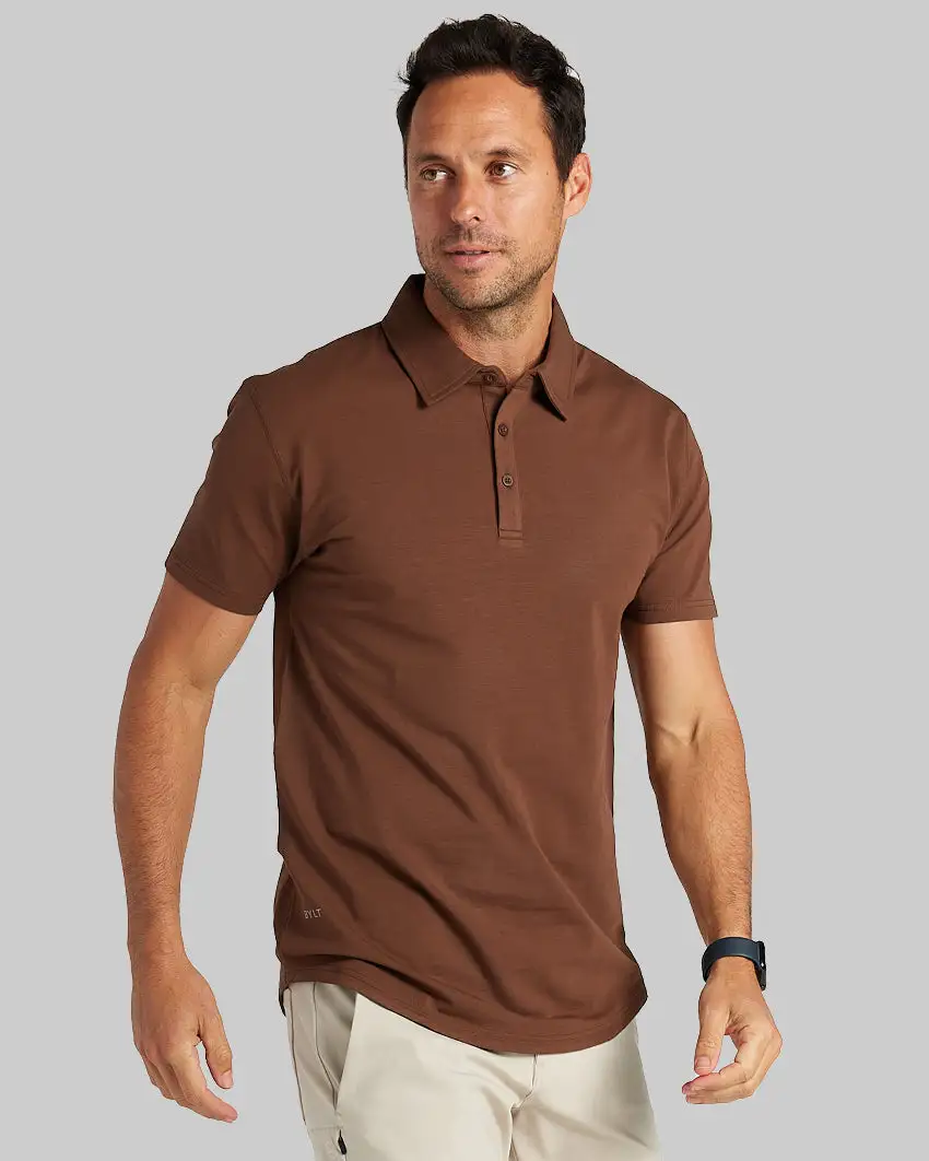 Drop-Cut Polo: Bylt Signature