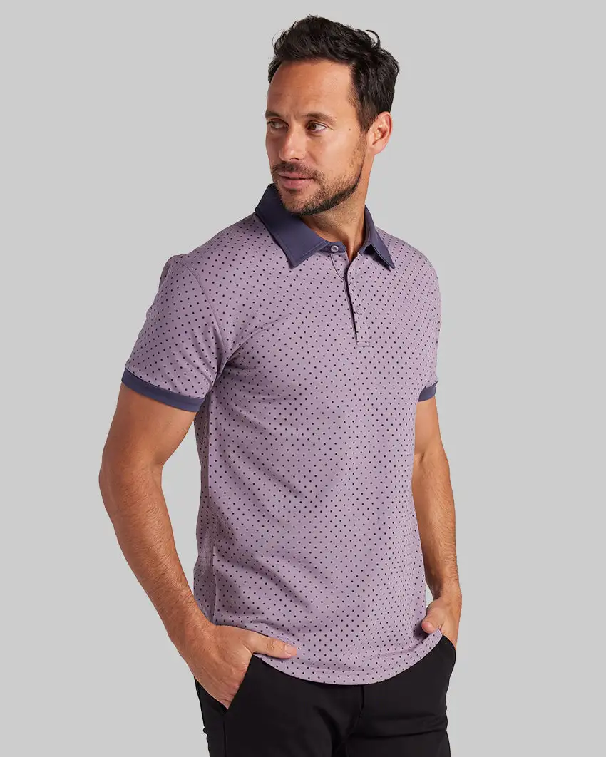 Drop-Cut: Lux Dotted Polo