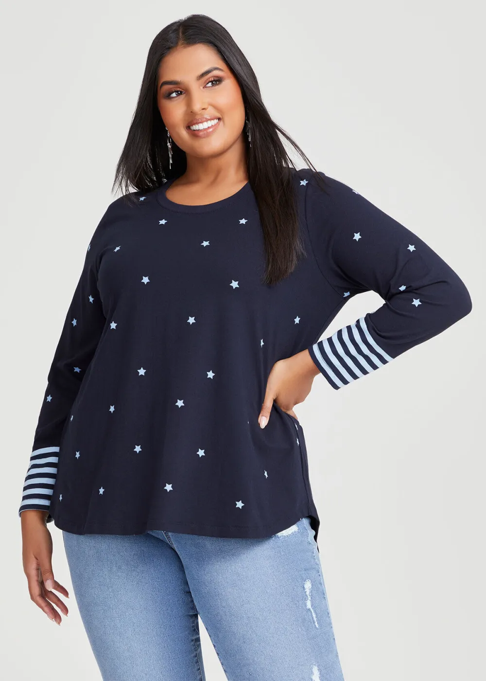 Cotton Stars and Stripes Top