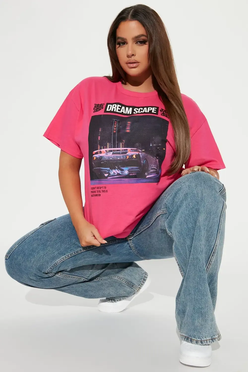 Dream Scape Short Sleeve Tee - Pink