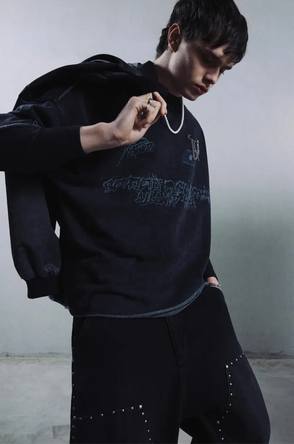 Short sleeve STWD graphic sweatshirt