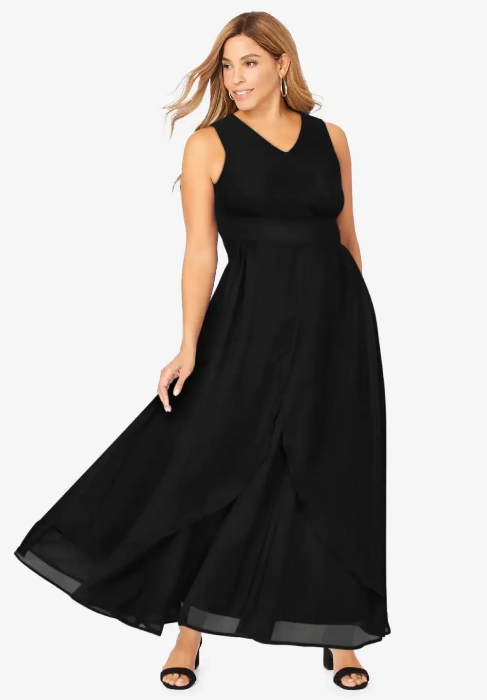 Georgette Flyaway Maxi Dress
