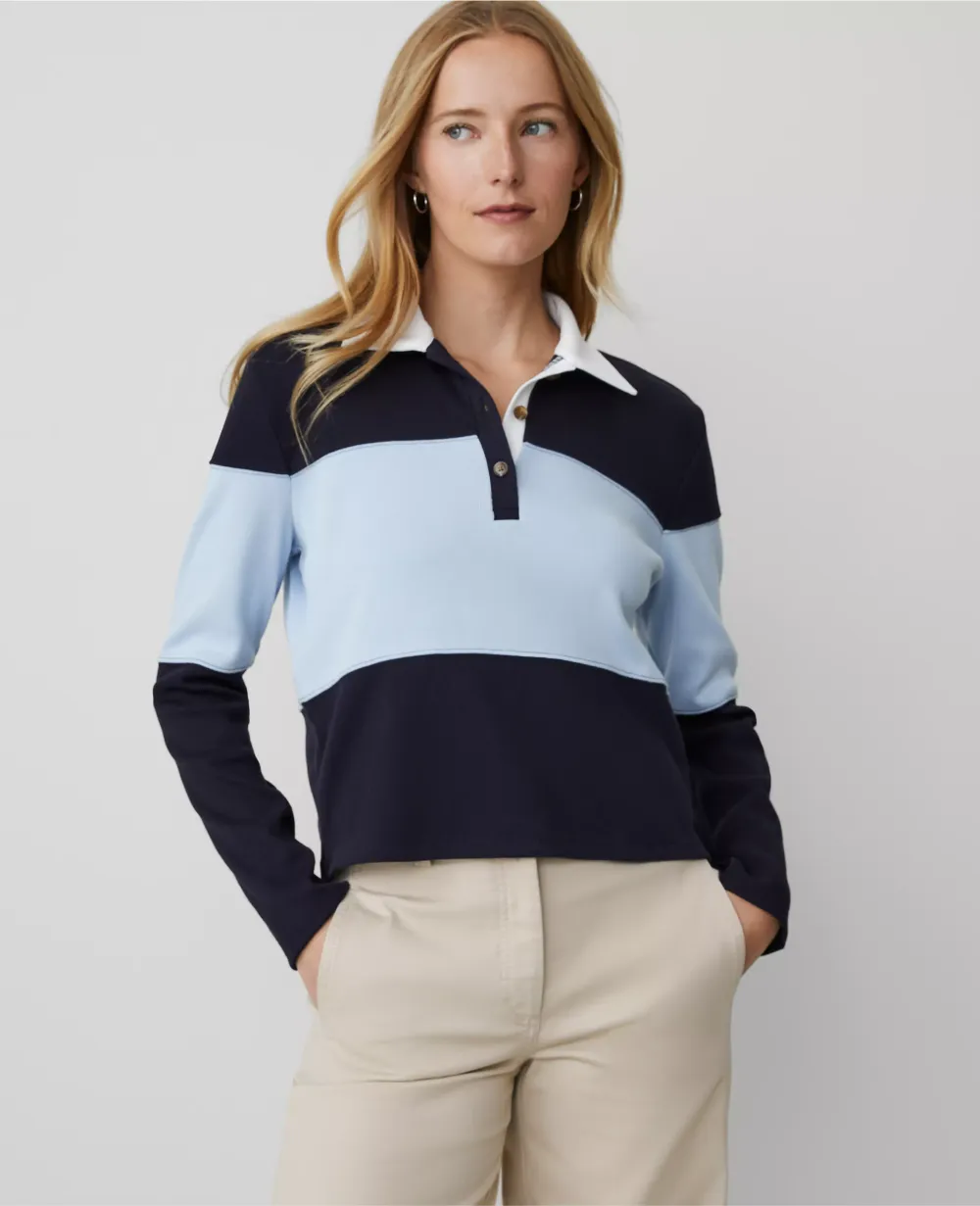 Weekend Collection Cropped Polo Shirt