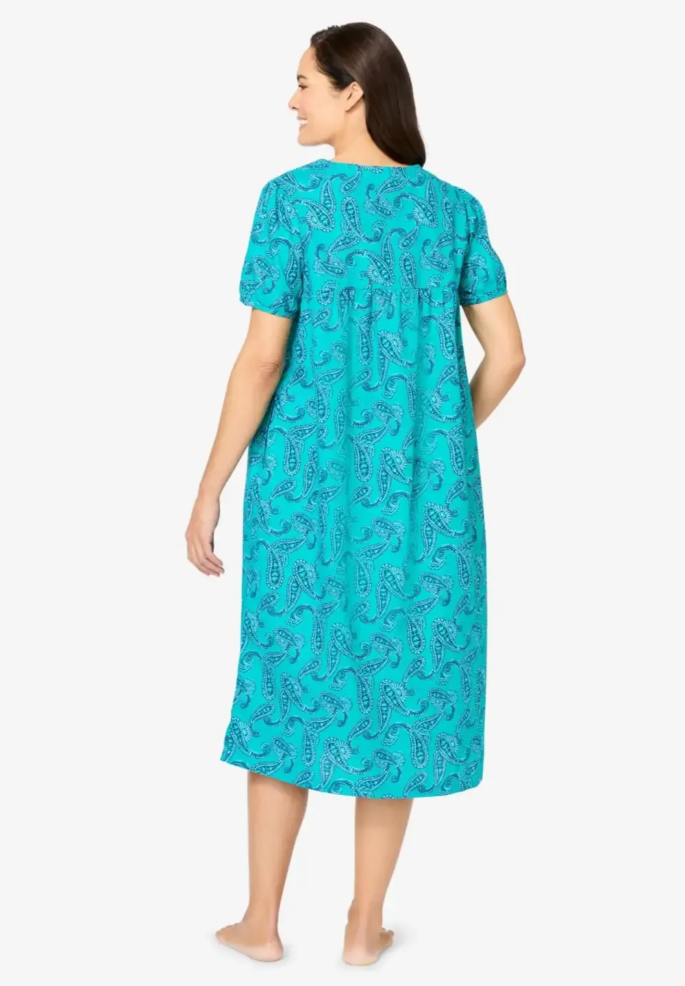Short Print Shirred Lounger