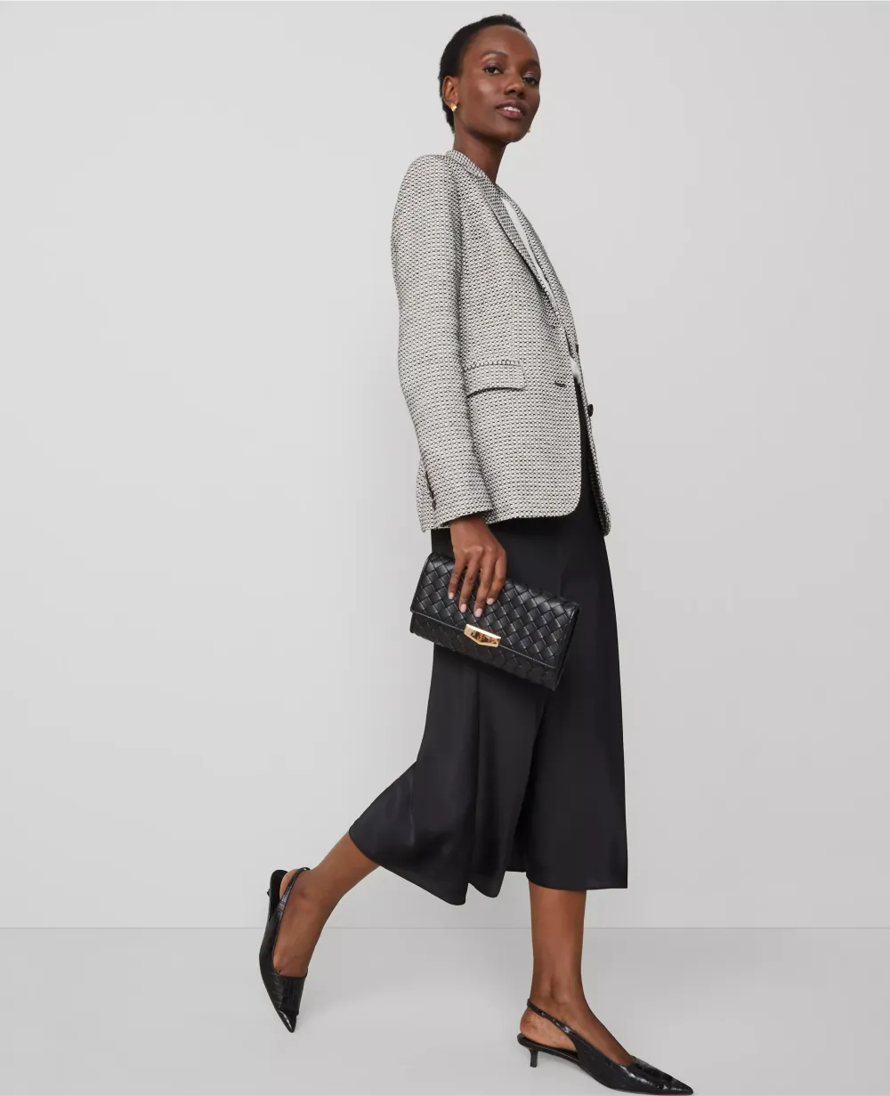 The Greenwich Blazer in Plaid Tweed